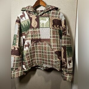 Handmade quilt hoodie